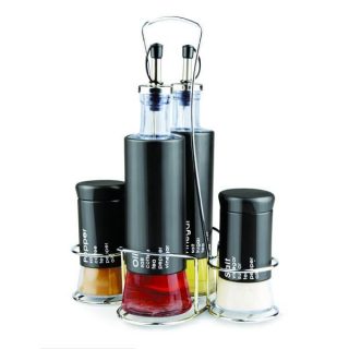 Komplet erëzash kripë, piper, uthull, vaj ulliri BR2014