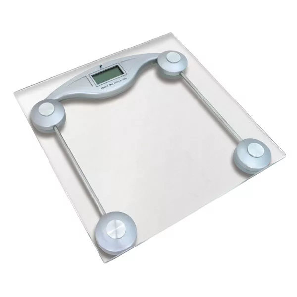 Peshorja dixhitale e dyshemesë prej xhami FS9006 me të zezë