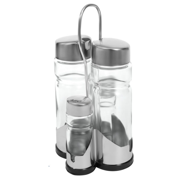 Set erëzave 4/1 për kripë, vaj ulliri. uthull dhe piper BR1002