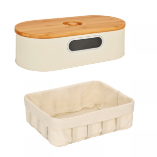 Kuti buke dhe shporta me pecetë pëlhure BR57B