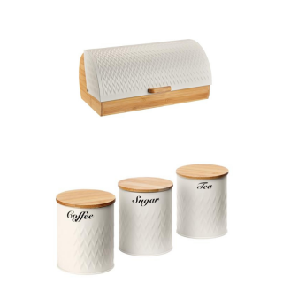 Kuti buke me kuti kuzhine per kafe dhe çaj sheqer Set BR63