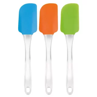 Spatul silikoni për nivelim dhe gërryerje 3 ngjyra