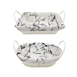 Shportë buke me pecetë prej cope BR5013B C